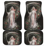 Romantic And Deadly Queen Grim Reaper Car Floor Mats 210603 - YourCarButBetter