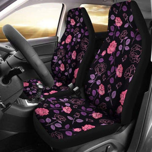 Rose Car Seat Covers 210705 - YourCarButBetter