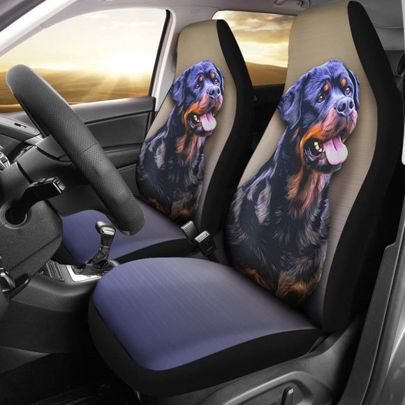 Rottweiler Car Seat Covers 211203 - YourCarButBetter