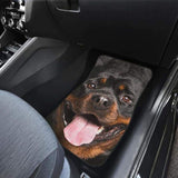 Rottweiler Dog Car Floor Mats Funny Dog Face 223609 - YourCarButBetter