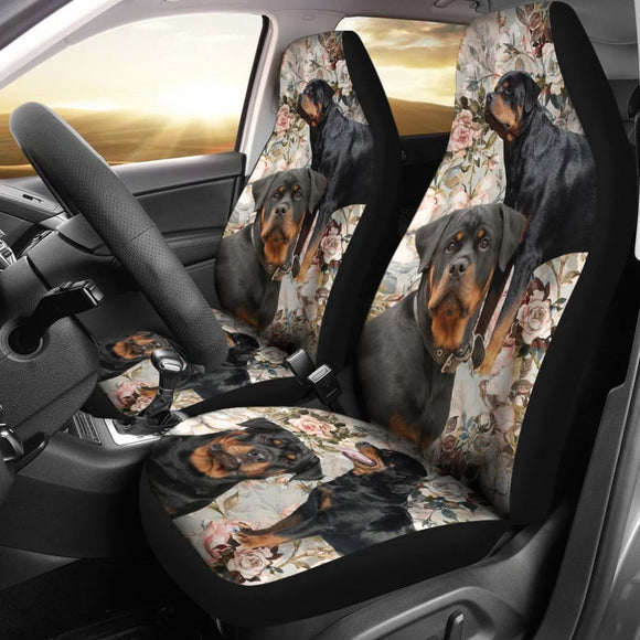 Rottweiler Dog Christmas Birthday Gift - Car Seat Covers 174510 - YourCarButBetter