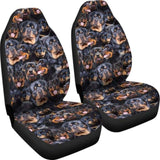 Rottweiler Full Face Car Seat Covers 201309 - YourCarButBetter