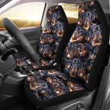 Rottweiler Full Face Car Seat Covers 201309 - YourCarButBetter
