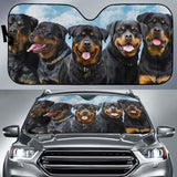 Rottweiler Funny Team Sun Shade amazing best gift ideas 172609 - YourCarButBetter