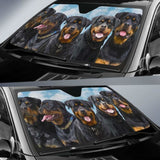 Rottweiler Funny Team Sun Shade amazing best gift ideas 172609 - YourCarButBetter