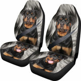 Rottweiler Print Car Seat Covers 174510 - YourCarButBetter