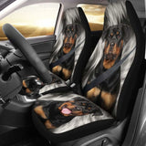 Rottweiler Print Car Seat Covers 174510 - YourCarButBetter