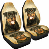 Rottweiler Print Car Seat Covers 174510 - YourCarButBetter