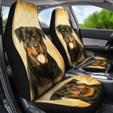 Rottweiler Print Car Seat Covers 174510 - YourCarButBetter