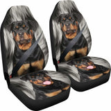 Rottweiler Print Car Seat Covers 174510 - YourCarButBetter