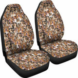 Rough Collie Full Face Car Seat Covers 160830 - YourCarButBetter