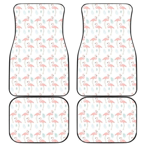 Rustic Pink Flamingo Car Floor Mats 210704 - YourCarButBetter