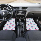 Sailboat Anchor Pattern Front And Back Car Mats 192609 - YourCarButBetter