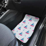 Sailboat Anchor Pattern Front And Back Car Mats 192609 - YourCarButBetter