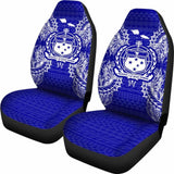Samoa Car Seat Cover - Samoa Coat Of Arms Map Blue - 105905 - YourCarButBetter
