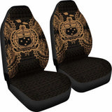 Samoa Car Seat Cover - Samoa Coat Of Arms Map Gold - 105905 - YourCarButBetter
