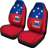 Samoa Car Seat Cover - Samoa Flag Coat Of Arms - 093223 - YourCarButBetter