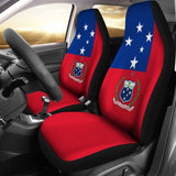 Samoa Car Seat Cover - Samoa Flag Coat Of Arms - 093223 - YourCarButBetter