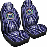 Samoa Car Seat Covers - Samoa Coat Of Arms Blue Version - 105905 - YourCarButBetter
