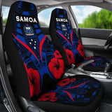 Samoa Car Seat Covers - Samoa Coat Of Arms Hibiscus Polynesian Tattoo - 232125 - YourCarButBetter