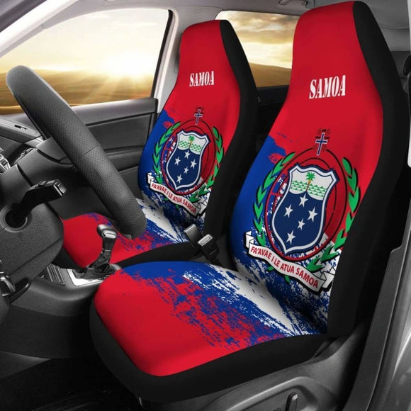 Samoa Car Seat Covers - Samoa Coat Of Arms Special - Amazing 1 105905 - YourCarButBetter