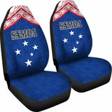 Samoa Car Seat Covers - Samoa Flag Polynesian Design - 105905 - YourCarButBetter