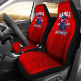 Samoa Car Seat Covers Independence Anniversary 58Th Years 105905 - YourCarButBetter