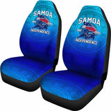 Samoa Car Seat Covers Independence Anniversary 58Th Years 105905 - YourCarButBetter