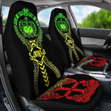 Samoa Car Seat Covers Polynesian Tribal Reggae 105905 - YourCarButBetter