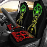 Samoa Car Seat Covers Polynesian Tribal Reggae 105905 - YourCarButBetter