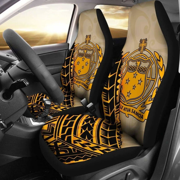 Samoa Car Seat Covers - Polynesian Wild Style - 105905 - YourCarButBetter