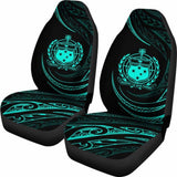 Samoa Car Seat Covers - Turquoise - Frida Style - 105905 - YourCarButBetter
