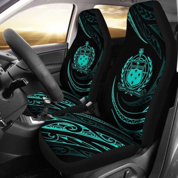 Samoa Car Seat Covers - Turquoise - Frida Style - 105905 - YourCarButBetter