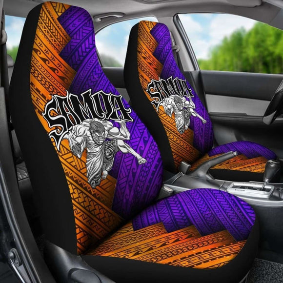 Samoa Car Seat Covers - Warrior Style Polynesian Patterns - 105905 - YourCarButBetter