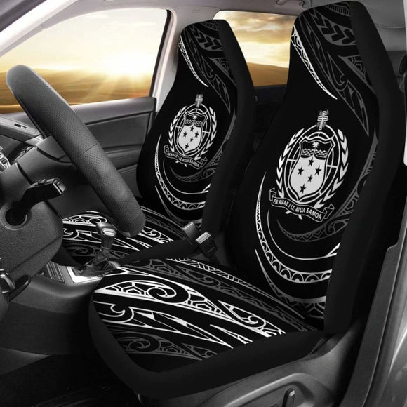 Samoa Car Seat Covers - White - Frida Style - 105905 - YourCarButBetter