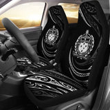 Samoa Car Seat Covers - White - Frida Style - 105905 - YourCarButBetter