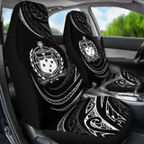 Samoa Car Seat Covers - White - Frida Style - 105905 - YourCarButBetter