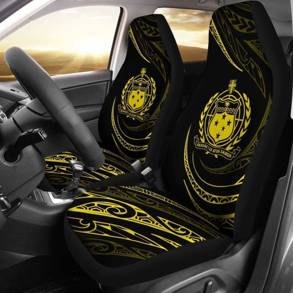 Samoa Car Seat Covers - Yellow - Frida Style - 105905 - YourCarButBetter