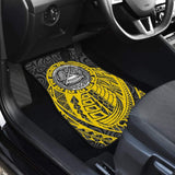 Samoa Coat Of Arms Fall In The Wave Car Floor Mats 211904 - YourCarButBetter