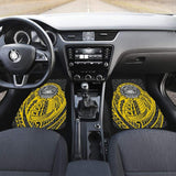 Samoa Coat Of Arms Fall In The Wave Car Floor Mats 211904 - YourCarButBetter