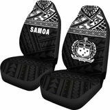 Samoa Polynesian Car Seat Covers Black - 105905 - YourCarButBetter