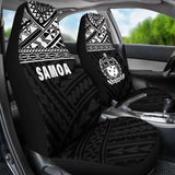 Samoa Polynesian Car Seat Covers Black - 105905 - YourCarButBetter