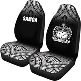 Samoa Polynesian Car Seat Covers - Black Fog - 105905 - YourCarButBetter