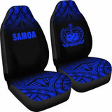 Samoa Polynesian Car Seat Covers - Blue Fog - 105905 - YourCarButBetter