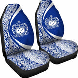 Samoa Polynesian Car Seat Covers Circle Style Amazing 105905 - YourCarButBetter