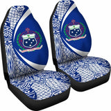 Samoa Polynesian Car Seat Covers Circle Style Amazing 105905 - YourCarButBetter