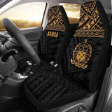 Samoa Polynesian Car Seat Covers Gold - 105905 - YourCarButBetter