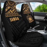 Samoa Polynesian Car Seat Covers Gold - 105905 - YourCarButBetter