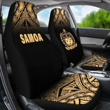 Samoa Polynesian Car Seat Covers - Gold Fog - 105905 - YourCarButBetter