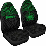Samoa Polynesian Car Seat Covers Green - 105905 - YourCarButBetter